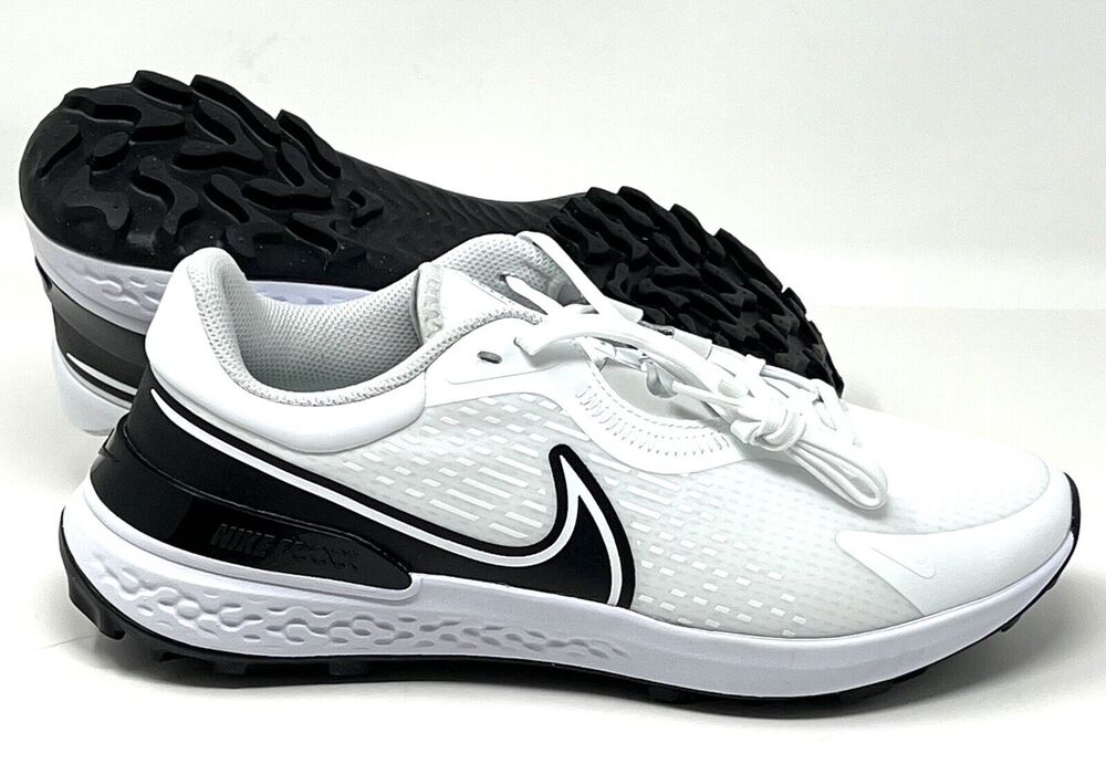 Nike Infinity Pro 2 Mens Sz 10.5 Golf Shoes White Black Photon Dust DJ5593-115